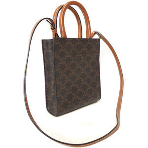 Celine Bag Triomphe Cabas Canvas Vertical